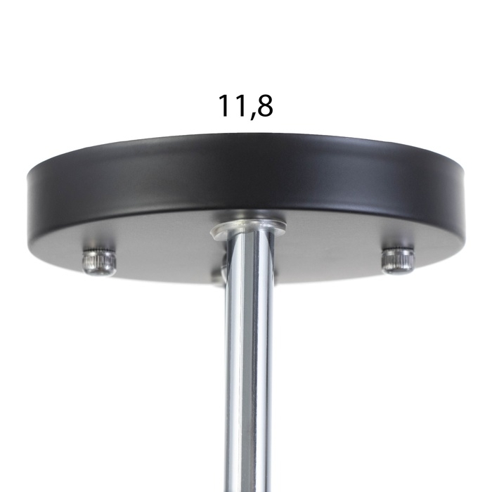 Люстра Люстра "Капель" 5х60Вт Е27 Чёрный 55х55х25,5см