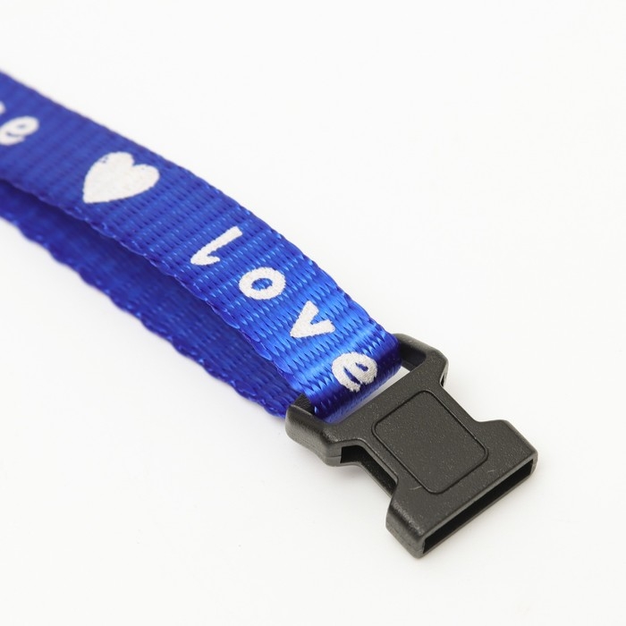 Ошейник Love, имитация нейлона, 30 х 1 см, микс цветов Ошейник Love, имитация нейлона, 30 х 1 см, микс цветов