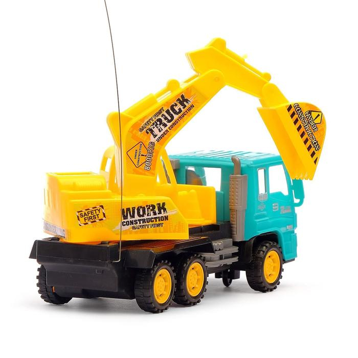 Грузовик радиоуправляемый «Экскаватор», работает от батареек Грузовик радиоуправляемый «Экскаватор», работает от батареек