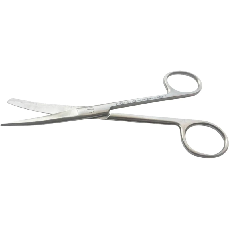 Ножницы с 1 острым концом изогнутые, 140 мм, J-22-034