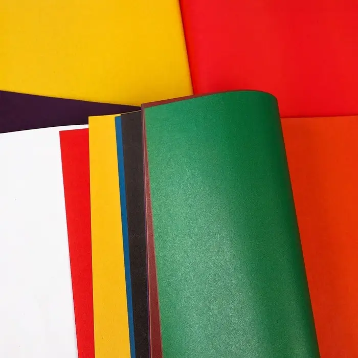 Цветная бумага, А4, 16 листов, 8 цветов, немелованная, двусторонняя, на скрепке, 48 г/м&sup2;, &laquo;Холодное сердце&raquo;