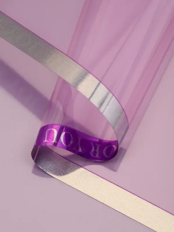 Пленка для цветов, "Для тебя", лавандовый, 57х57&plusmn;2 см