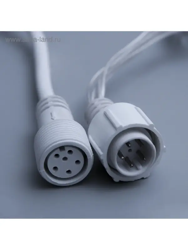 Гирлянда &laquo;Водопад&raquo; 2&times;1.5 м, IP44, УМС, прозрачная нить, 400 LED, свечение белое, 8 режимов, 220 В