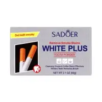Отбеливающий зубной порошок Sadoer white plus от желтизны, 60 г