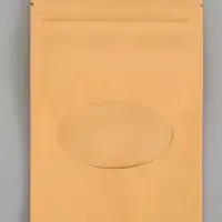 Пакет Zip-lock Крафт с круглым окном 11&times;16 см