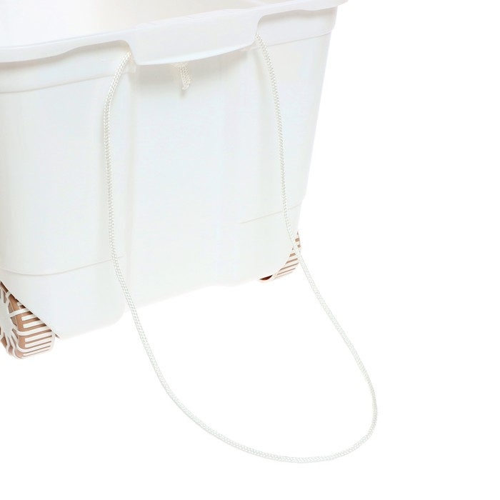 Ящик для игрушек «Воздушные шары», на колёсах 58 × 39 × 33,5 см, 45 л, тёмно-бежевый Ящик для игрушек «Воздушные шары», на колёсах 58 × 39 × 33,5 см, 45 л, тёмно-бежевый