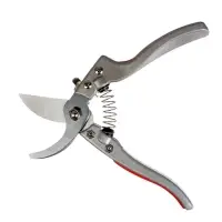 Секатор плоскостной, 8.6" (22 см), с металлическими ручками, Greengo
