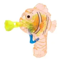 Генератор-пистолет мыльных пузырей Funny toys &laquo;Рыбка-пистолет&raquo; со светом, 50 мл, МИКС