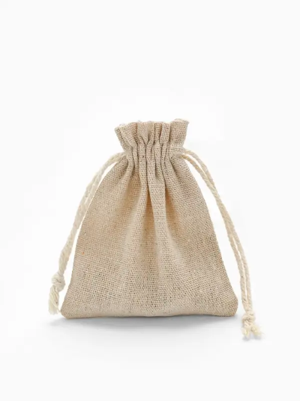 Мешочек подарочный &laquo;Хлопок&raquo;, 10&times;12 см, цвет кремовый