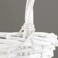 Набор корзин плетёных &laquo;Белоснежные&raquo;, 3 шт., ива