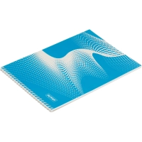 Блокнот А4,40л,клетка,метал.гребень,цв.обложка Forma