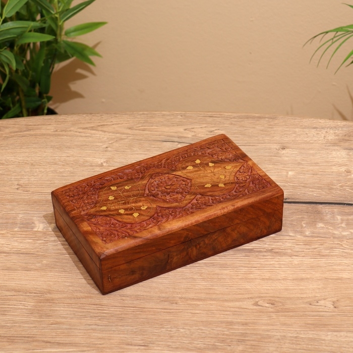 Шкатулка дерево  Шкатулка дерево "Ларец" 25х15х6 см