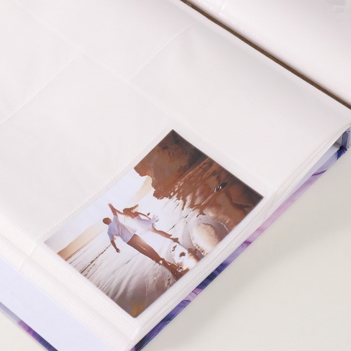 Фотоальбом на 500 фото 10x15 см  Фотоальбом на 500 фото 10x15 см "Цветная вуаль" в коробке 5,5x30x33,5 см