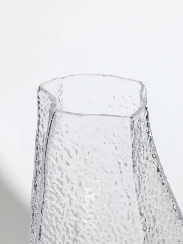 Ваза стекло настольная  Ваза стекло настольная "Дженис" 25х12х8 см, прозрачный