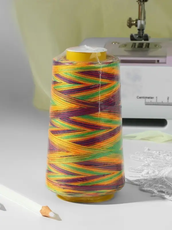 Нитки мультиколор 40/2, 2700 м, разноцветные