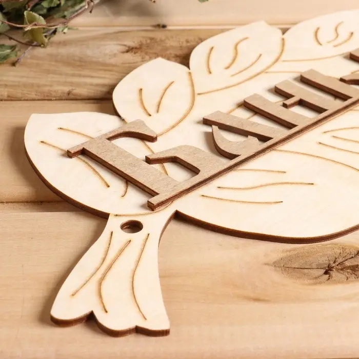 Табличка для бани и сауны &laquo;Банька&raquo;, 30&times;17 см, деревянная, &laquo;Добропаровъ&raquo;