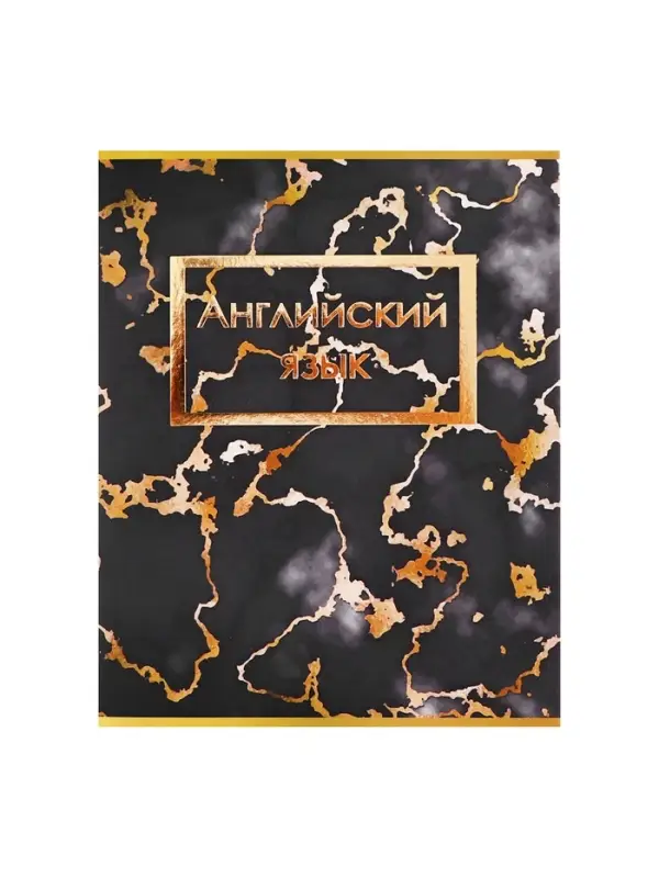 Набор предметных тетрадей Calligrata &laquo;Мрамор тёмный&raquo;, 10 предметов, 48 листов, со справочным материалом, обложка из мелованного картона