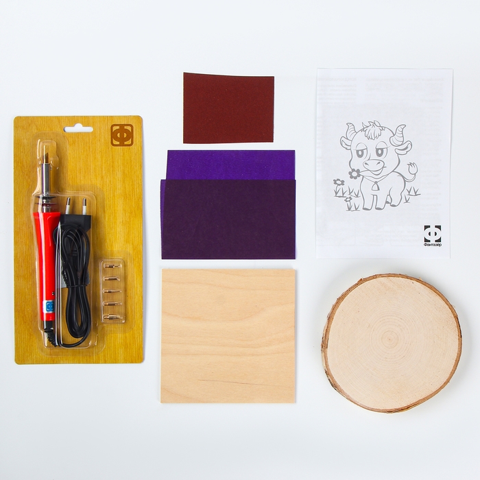 Набор для выжигания на спилах «Сама скромность»