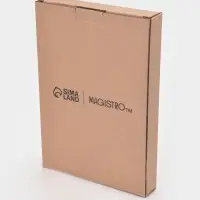 Блюдо для подачи Magistro, d=20 см, с деревянной ручкой, фарфор, бирюзовое