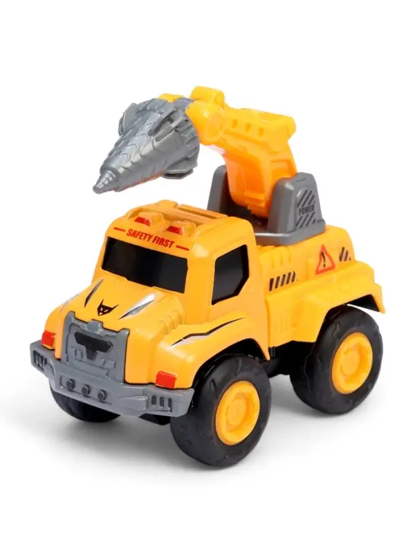 Робот-трансформер «Стройбот», собирается из 5 машинок, подвижные детали