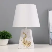 Лампа настольная RISALUX &laquo;Слон&raquo;, Е14, 40 Вт, бежевая, 20&times;20&times;32 см