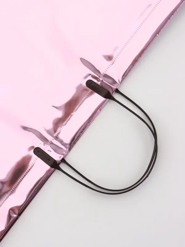 Пакет подарочный ПВХ, голография, розовый, пластиковая ручка, 50×42×12 см Пакет подарочный ПВХ, голография, розовый, пластиковая ручка, 50×42×12 см