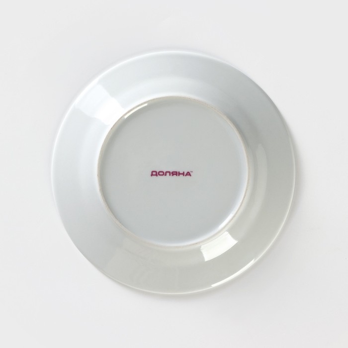 Тарелка керамическая пирожковая Доляна «Мадонна», d=17,5 см, цвет белый Тарелка керамическая пирожковая Доляна «Мадонна», d=17,5 см, цвет белый