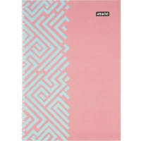 Бизнес-тетрадь А4 60л Attache Греция Голубой/Красныйклет, 65г, греб, ВД-лак