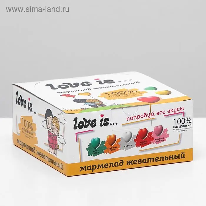 Мармелад Love Is "ЖуйМиксик", клубника-банан, 20 г