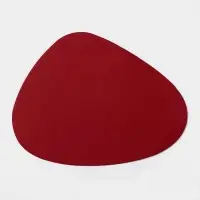 Салфетка сервировочная на стол Доляна &laquo;Тэм&raquo;, 45&times;35 см, красная