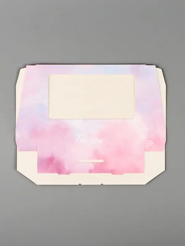 Коробка подарочная с окном &laquo;Для тебя&raquo;, 20&times;12&times;4 см, самосборная