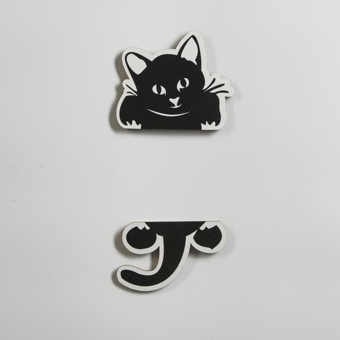 Декор настенный, наклейка на выключатель Декор настенный, наклейка на выключатель "Кот", 14 х 10 см