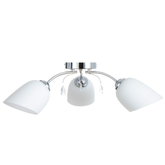Люстра Люстра "Лиана" 3хЕ27 40Вт хром 55х55х36 см BayerLux