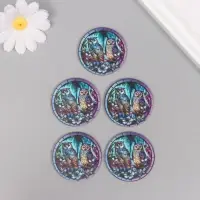 Декор для творчества дерево "Две совы в ночном лесу" 4,6х4,6х0,3 см Декор для творчества дерево "Две совы в ночном лесу" 4,6х4,6х0,3 см