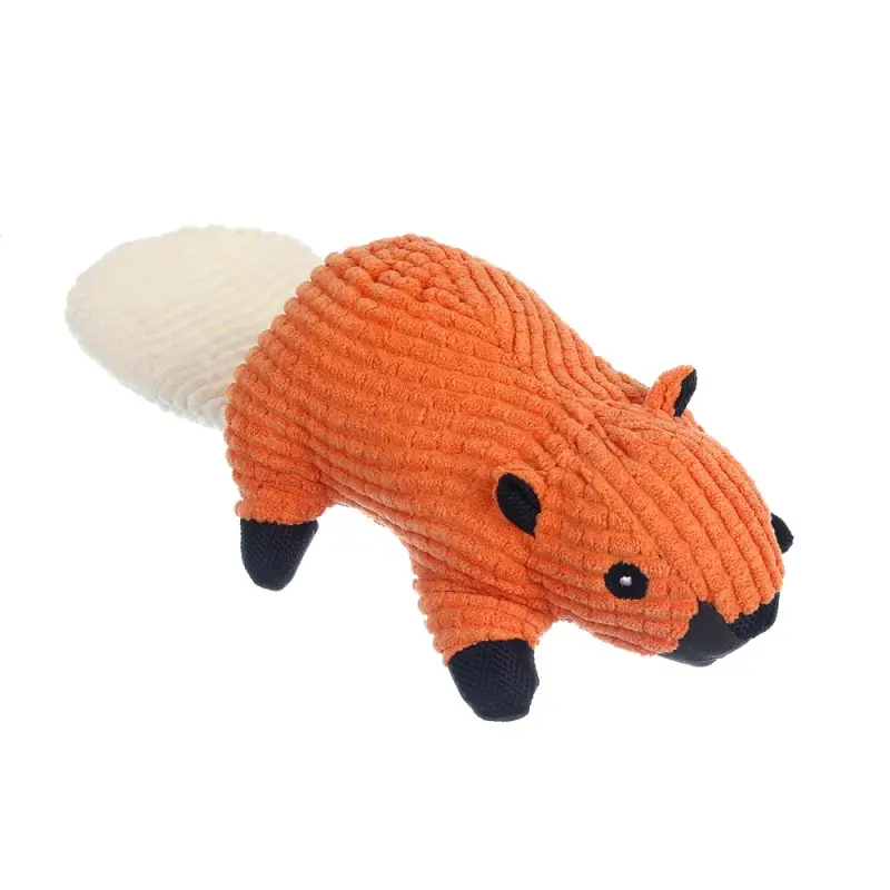 Игрушка для собак, тм VETTA, с пищалкой, бобер, п/э, 29*13см