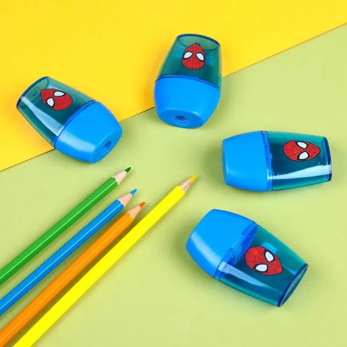 Точилка пластиковая, синяя, «Человек-паук» Точилка пластиковая, синяя, «Человек-паук»