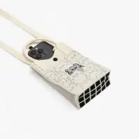 Сумка подр Коты, 12*4*17, отд на кнопке, дл ремень, белый Сумка подр Коты, 12*4*17, отд на кнопке, дл ремень, белый