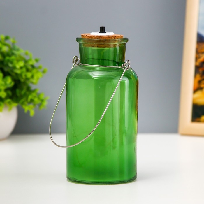 Ночник Ночник "Анде" LED от батареек зеленый 8х8х16,5 см RISALUX