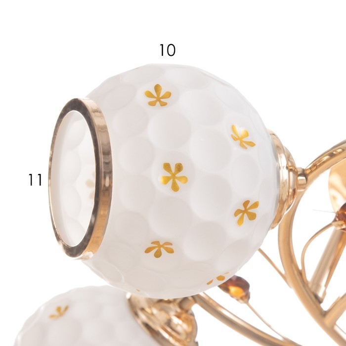 Люстра Люстра "Бэлл" 5х40Вт Е27 Золото МОДЕЛЬ: 2612356