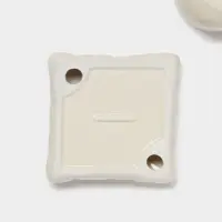 Чайная пара &laquo;Зефирка&raquo;, 3 предмета: чашка 250 мл, блюдце d=13.7 см, ложка, керамика, бежевая