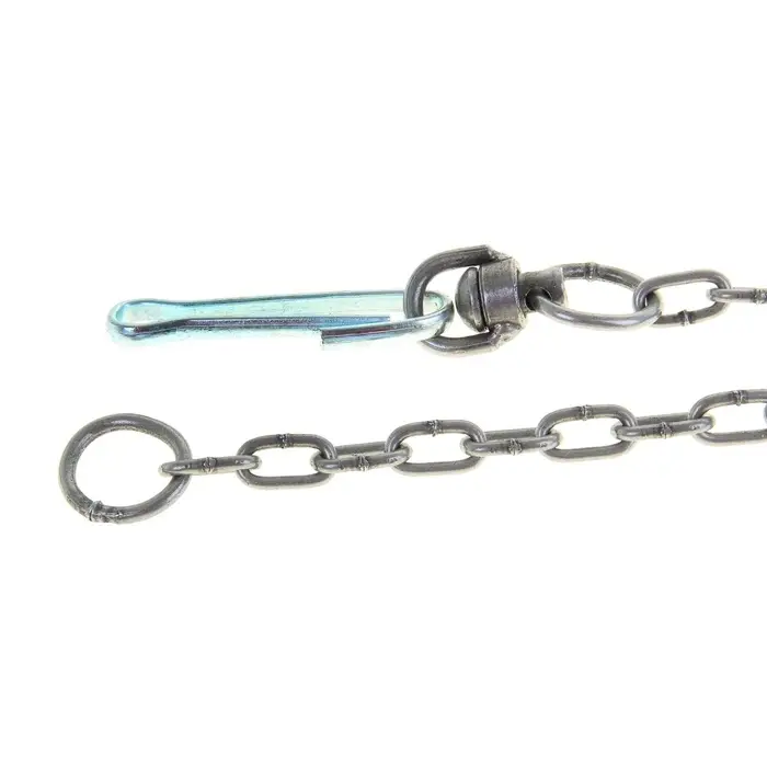 Цепь для привязи собак, 3 м, калибр 4&times;22 мм, черная