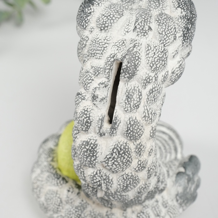 Новогодняя копилка  Новогодняя копилка "Мини Гумми"  12х12х17 см, серый