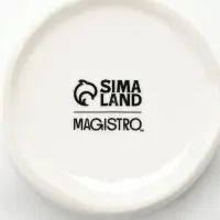 Соусники Magistro White Snow, набор 4 шт., 150 мл, фарфор, белые
