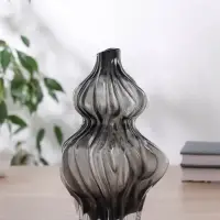 Ваза для цветов &laquo;Одри&raquo;, d=2.5 см, 26&times;12.5 см, стекло, чёрная