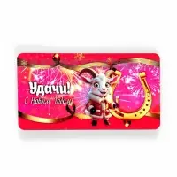 Купюрница новогодняя 2027 &laquo;Удачи! С Новым Годом&raquo; 19&times;10&times;2.5 см
