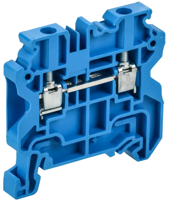 ARMAFIX Колодка клеммная CY4BU винтовая 4мм2 проходная синяя Ex IEK