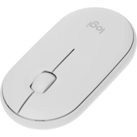 Мышь компьютерная Logitech Pebble M350 бел.1000dpi sil.BT/R 3b(910-005541)