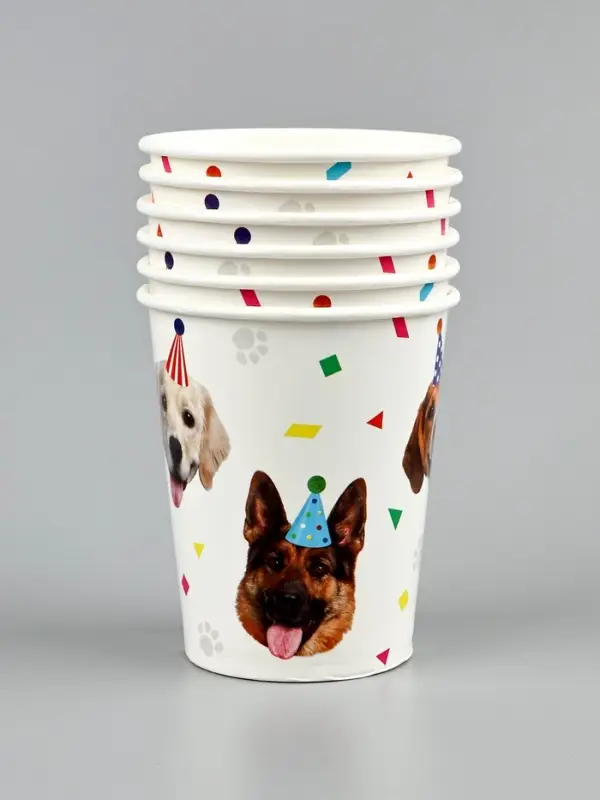 Стакан Собачки фотографичные 250мл 6шт/G