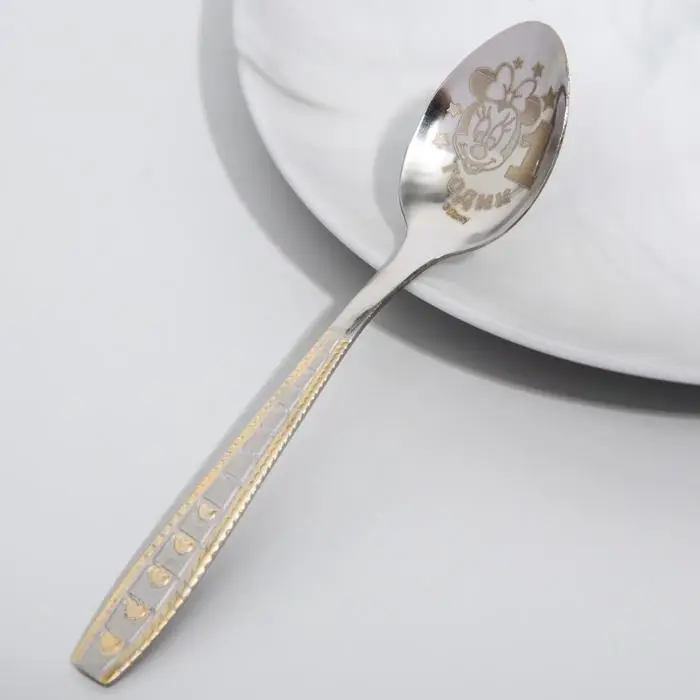 Ложечка детская  Ложечка детская "1 год" (для малышки), Минни Маус, 2,3 х 11 см