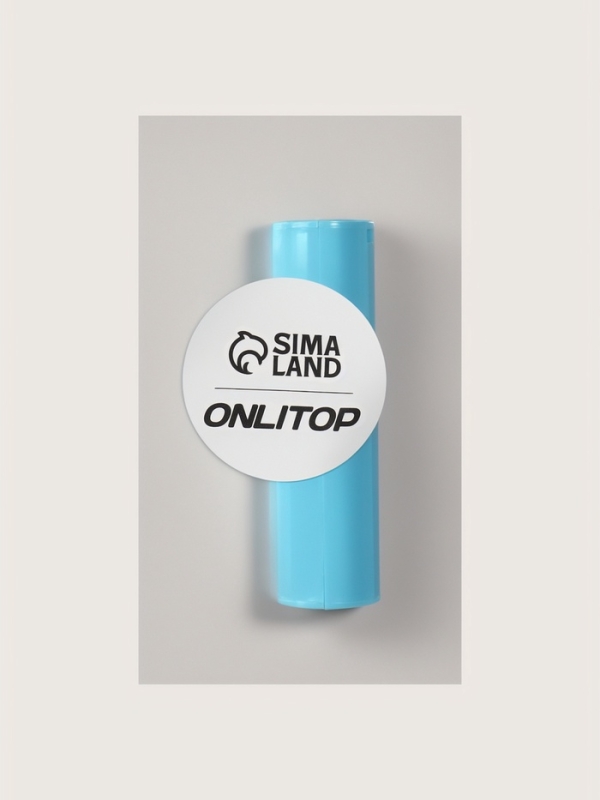 Мыло листовое, в рулоне, d = 2,3 × 9 см, 120 см, цвет голубой